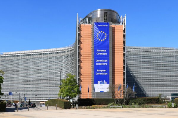 The Berlaymont building in Brussels, headquarters of the European Commission.