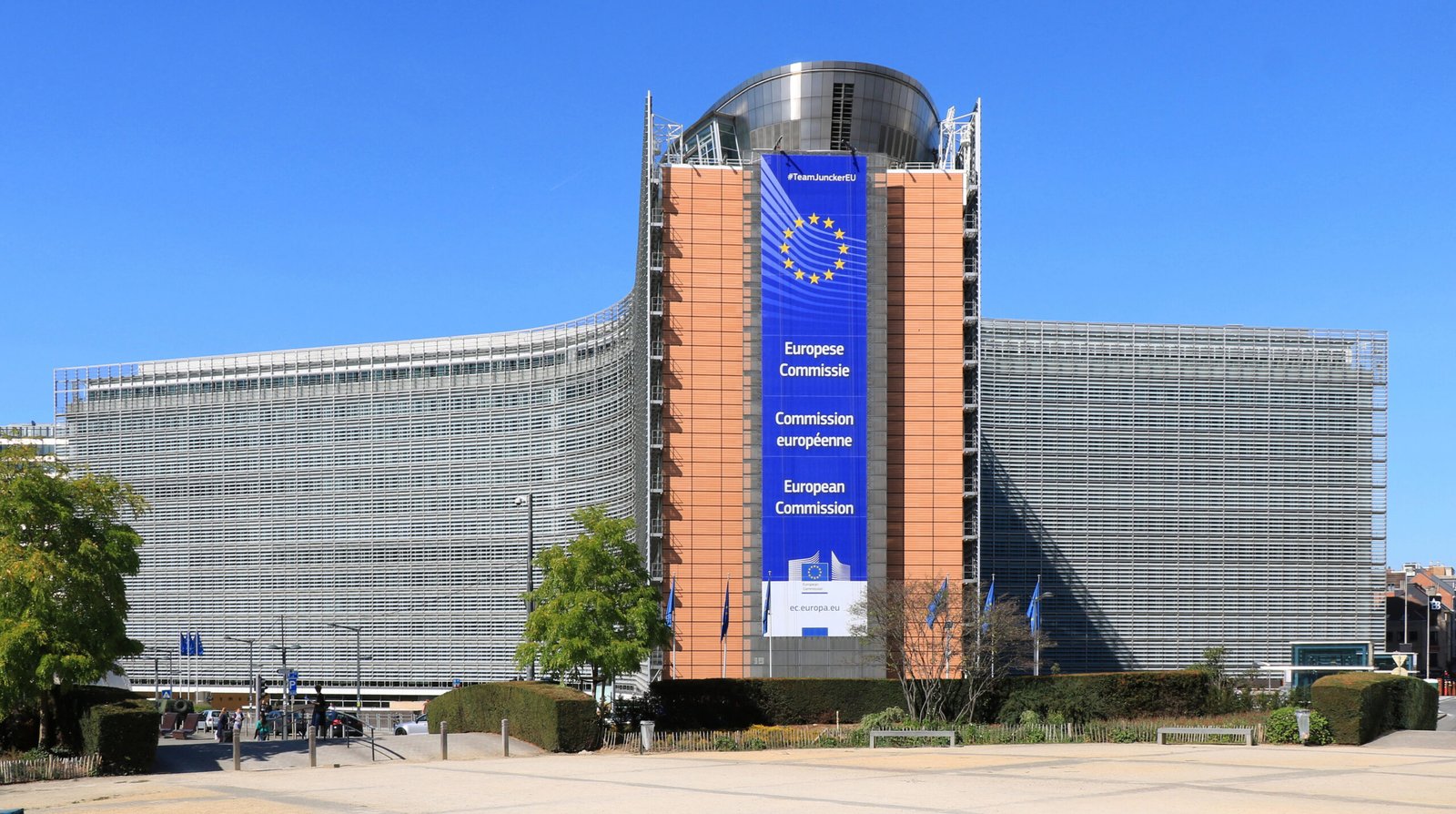 The Berlaymont building in Brussels, headquarters of the European Commission.