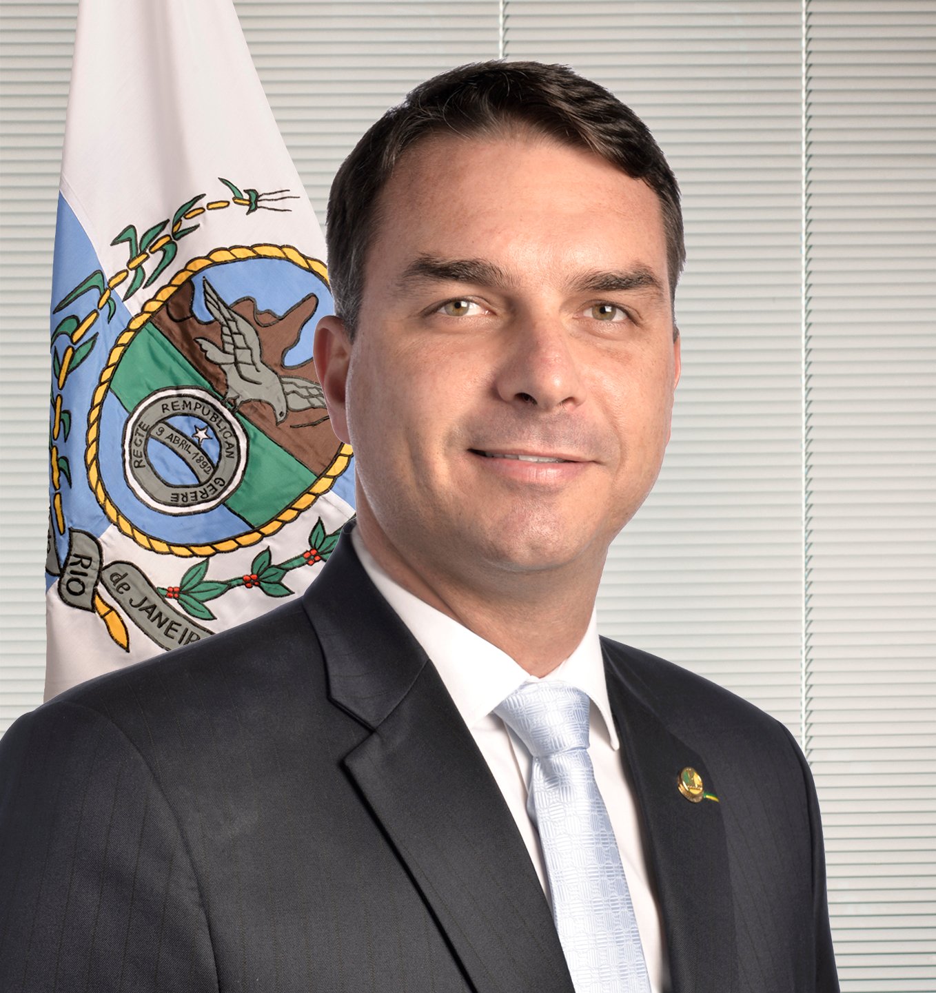 Official portrait of Brazilian Senator Flávio Bolsonaro.
