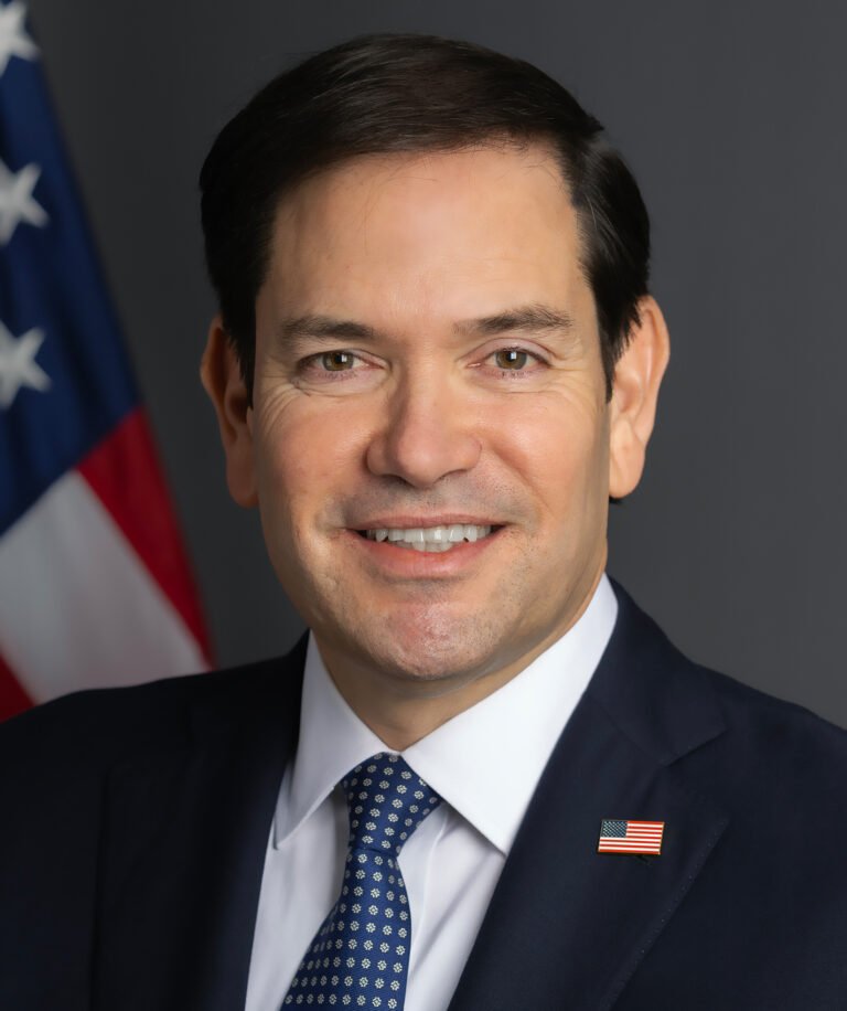 Official portrait of US Secretary of State Marco Rubio, host of the G20 foreign ministers' meeting in Atlanta.