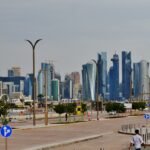 The Doha skyline in Qatar, where Iranian negotiators met Qatari mediators on Saturday.