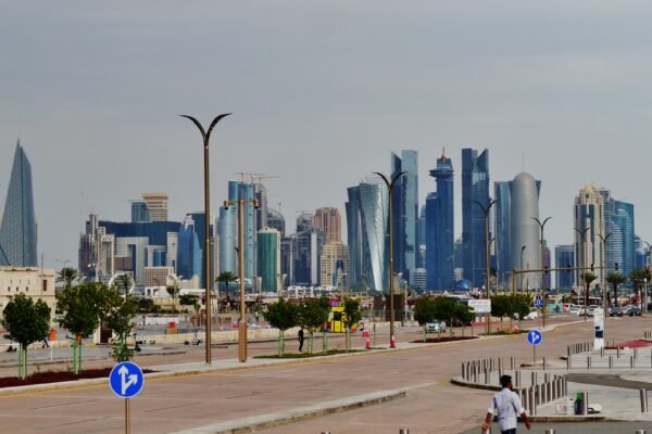 The Doha skyline in Qatar, where Iranian negotiators met Qatari mediators on Saturday.
