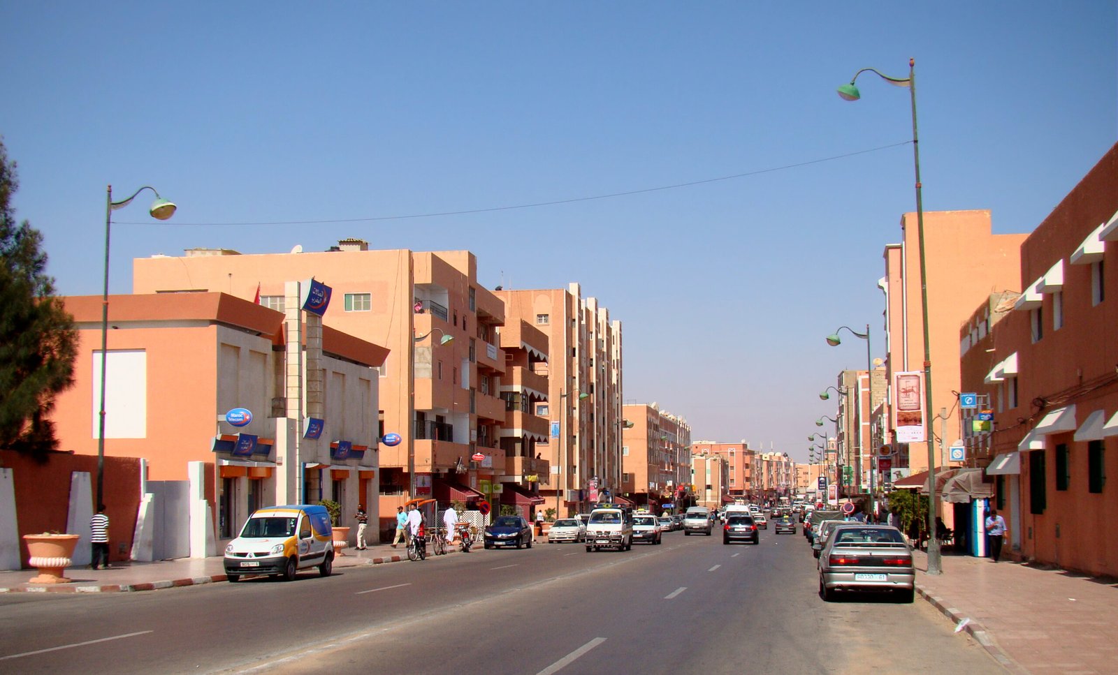 A street in Laayoune, the largest city in Western Sahara, in 2011.