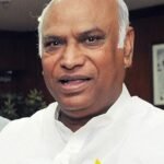 Congress president Mallikarjun Kharge, who moved the resolution at the opposition's symbolic public impeachment proceeding in New Delhi.