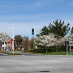 Meta's headquarters campus in Menlo Park, California, photographed in 2013.
