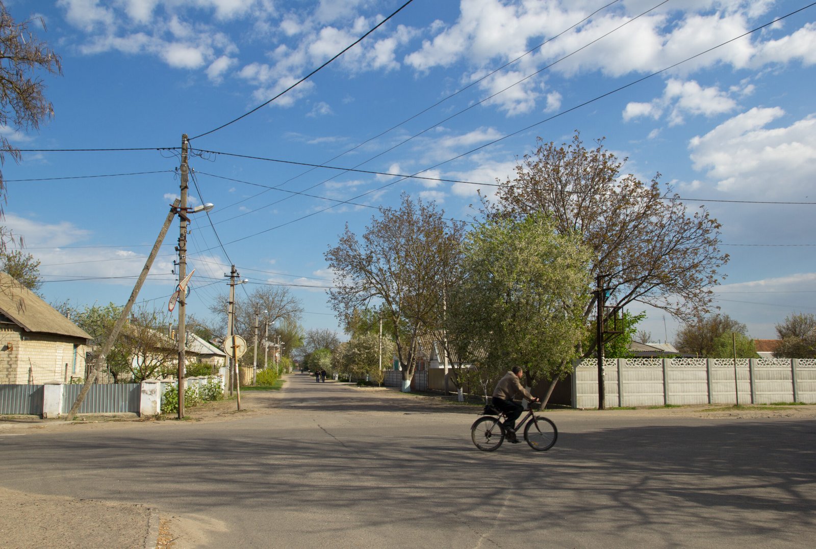 The town of Oleshky in Ukraine's Kherson region, photographed in 2016, before the war.