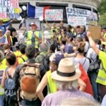 Yellow Vest protesters gather at Place de la République in Paris (file photo)