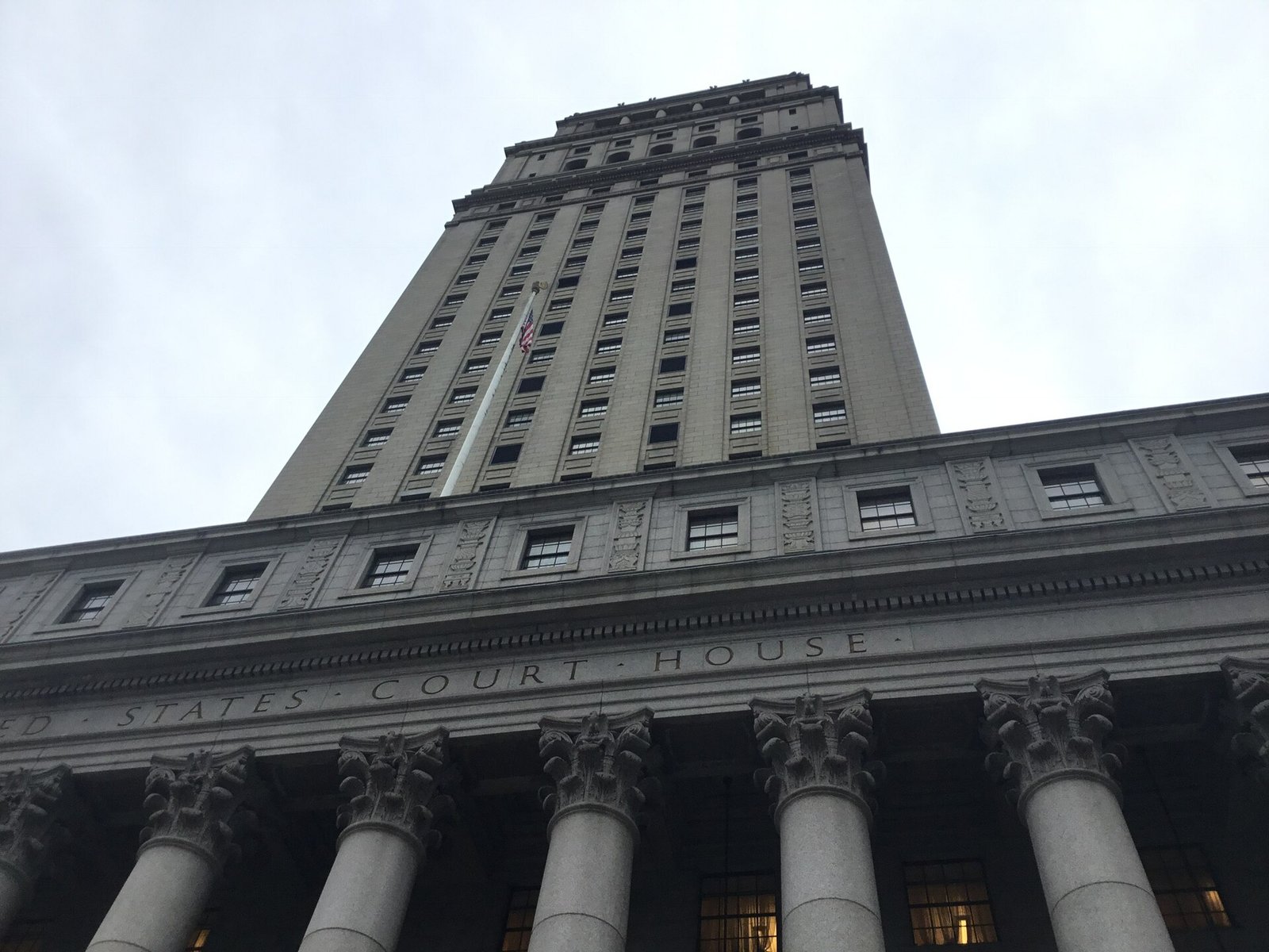 The Thurgood Marshall United States Courthouse in Manhattan, New York, home of the US District Court for the Southern District of New York. File photo.