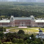 The Grand Palace at the Tsaritsyno Museum Reserve in southern Moscow