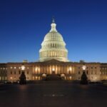 The United States Capitol building at dusk in Washington, DC, file photo.