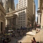 The New York Stock Exchange building on Wall Street, New York City